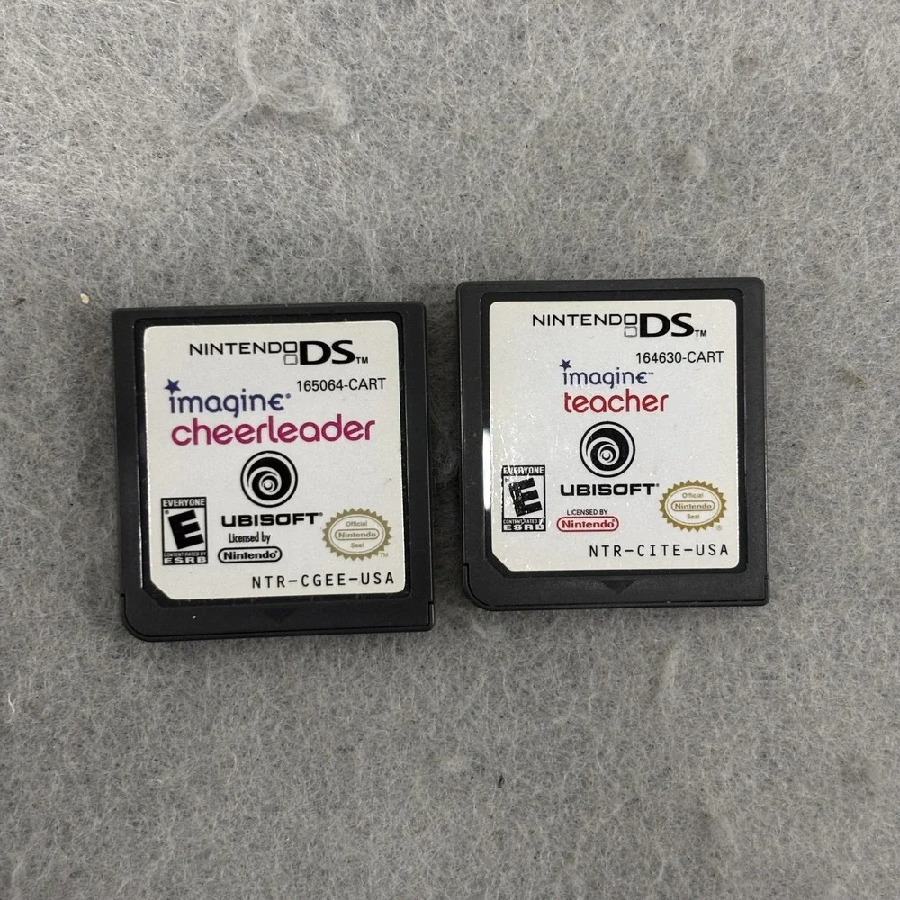 Imagine Cheerleader Imagine Teacher Nintendo DS Games Lot Ubisoft‎ Pair